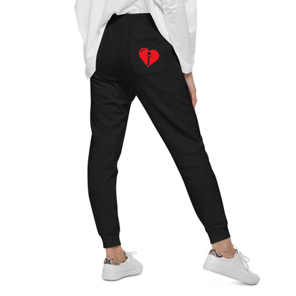 ZIPmyHEART fleece sweatpants