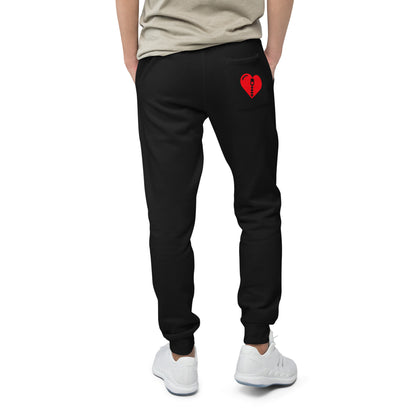 ZIPmyHEART fleece sweatpants