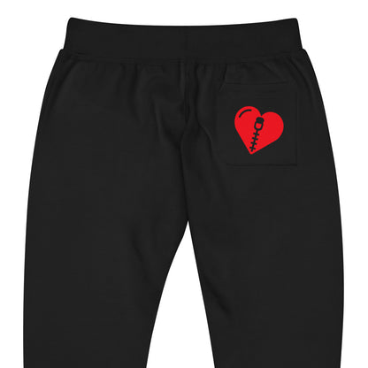 ZIPmyHEART fleece sweatpants