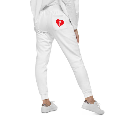 ZIPmyHEART fleece sweatpants