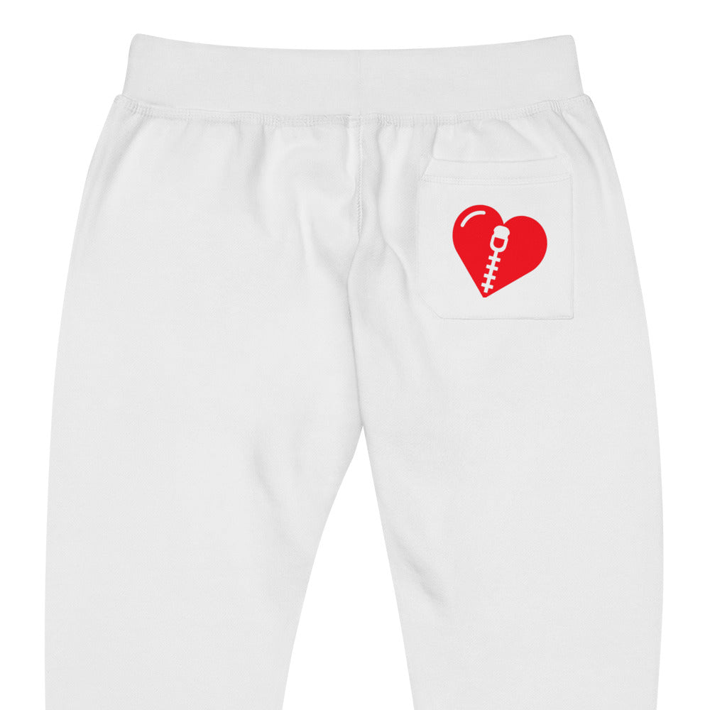 ZIPmyHEART fleece sweatpants