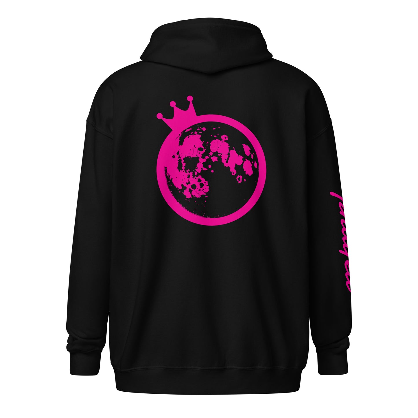 PINK MOON zip hoodie