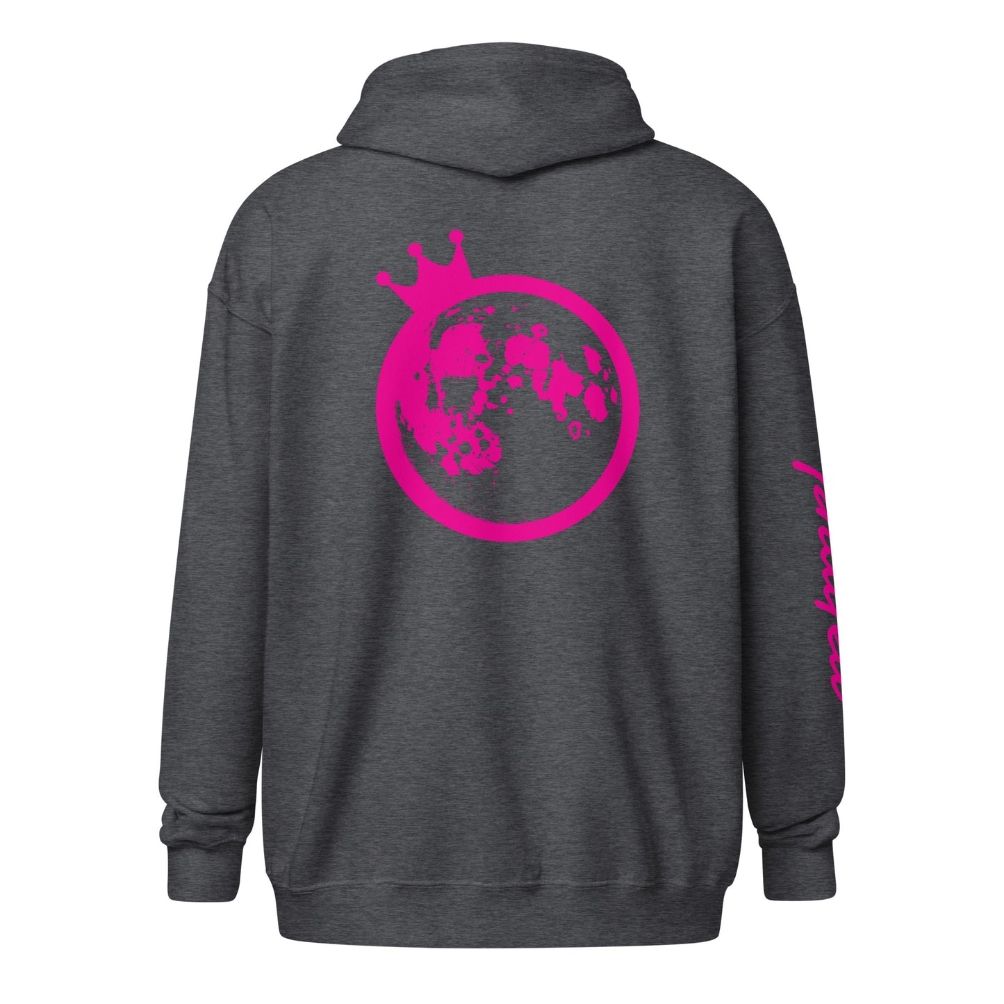 PINK MOON zip hoodie