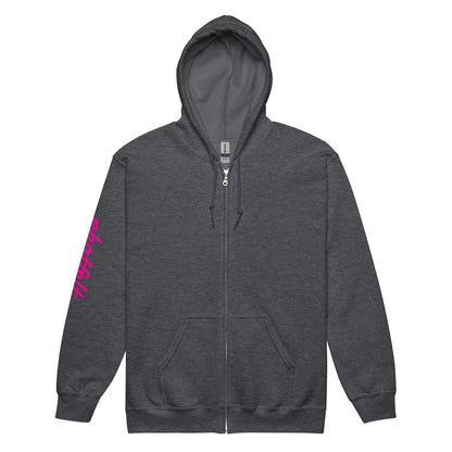 PINK MOON zip hoodie