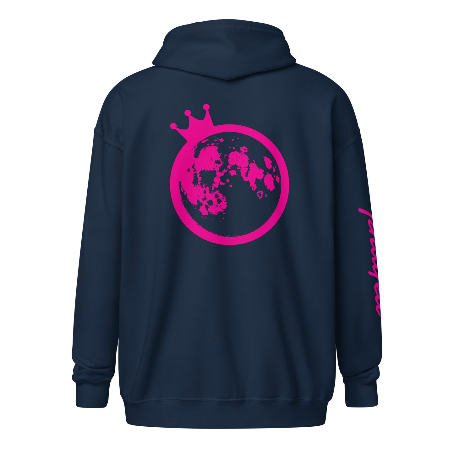 PINK MOON zip hoodie