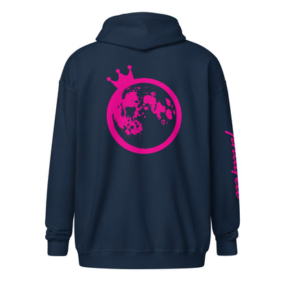 PINK MOON zip hoodie