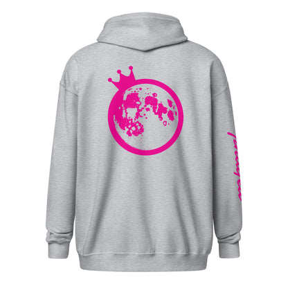 PINK MOON zip hoodie