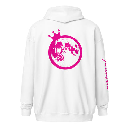 PINK MOON zip hoodie