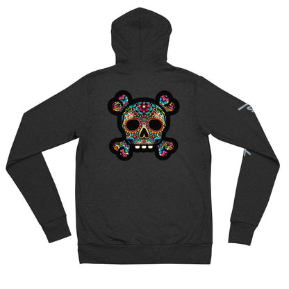 Calavera zip hoodie