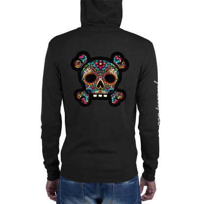 Calavera zip hoodie