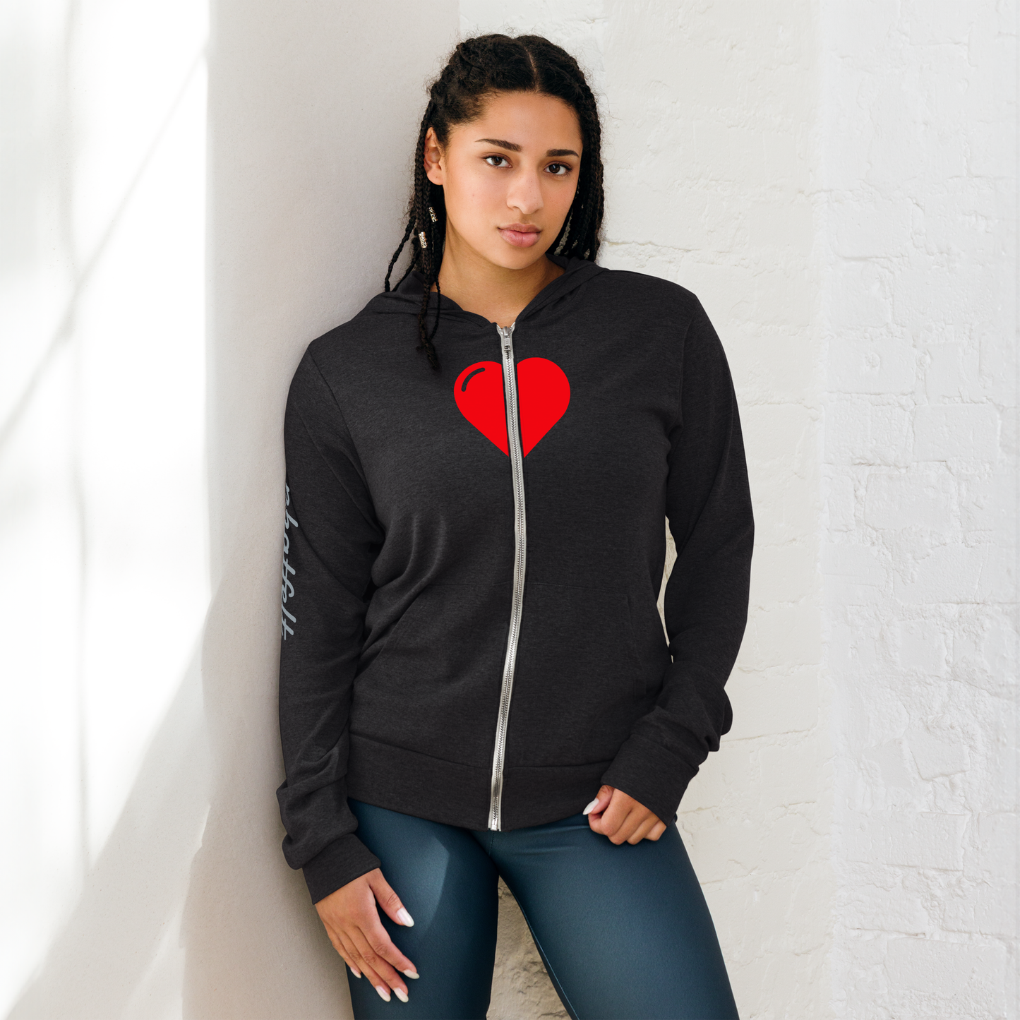 ZIPHEART zip hoodie