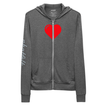 ZIPHEART zip hoodie