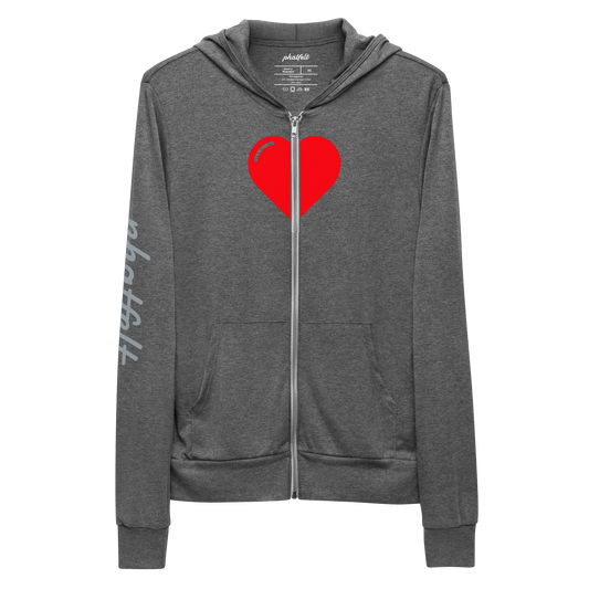 ZIPHEART zip hoodie