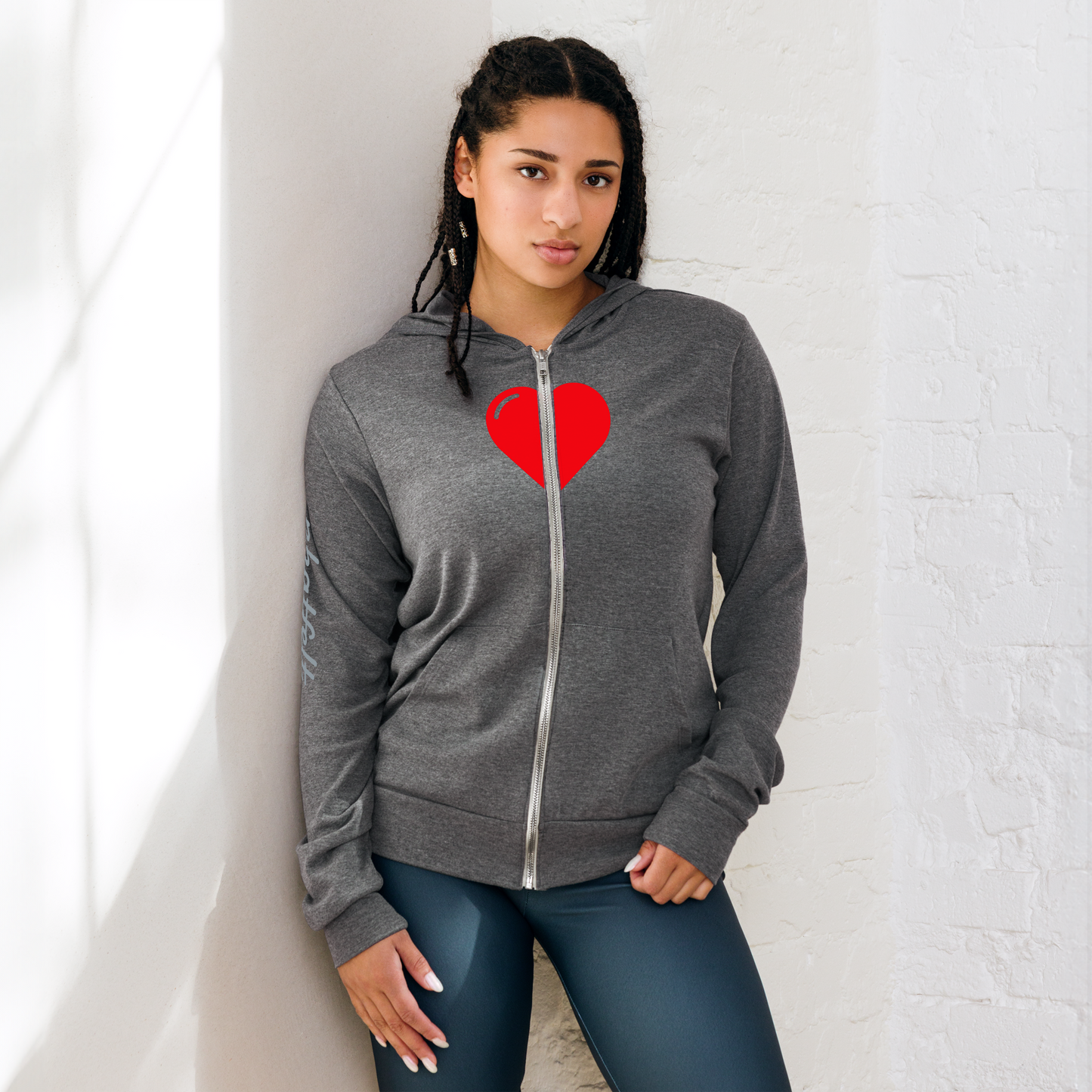 ZIPHEART zip hoodie