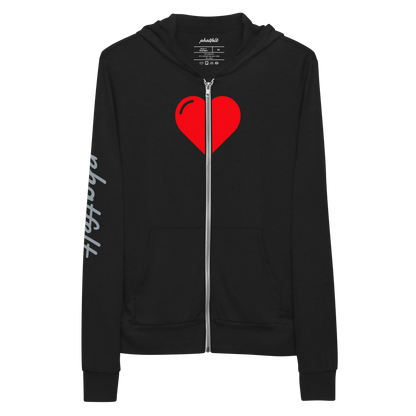 ZIPHEART zip hoodie