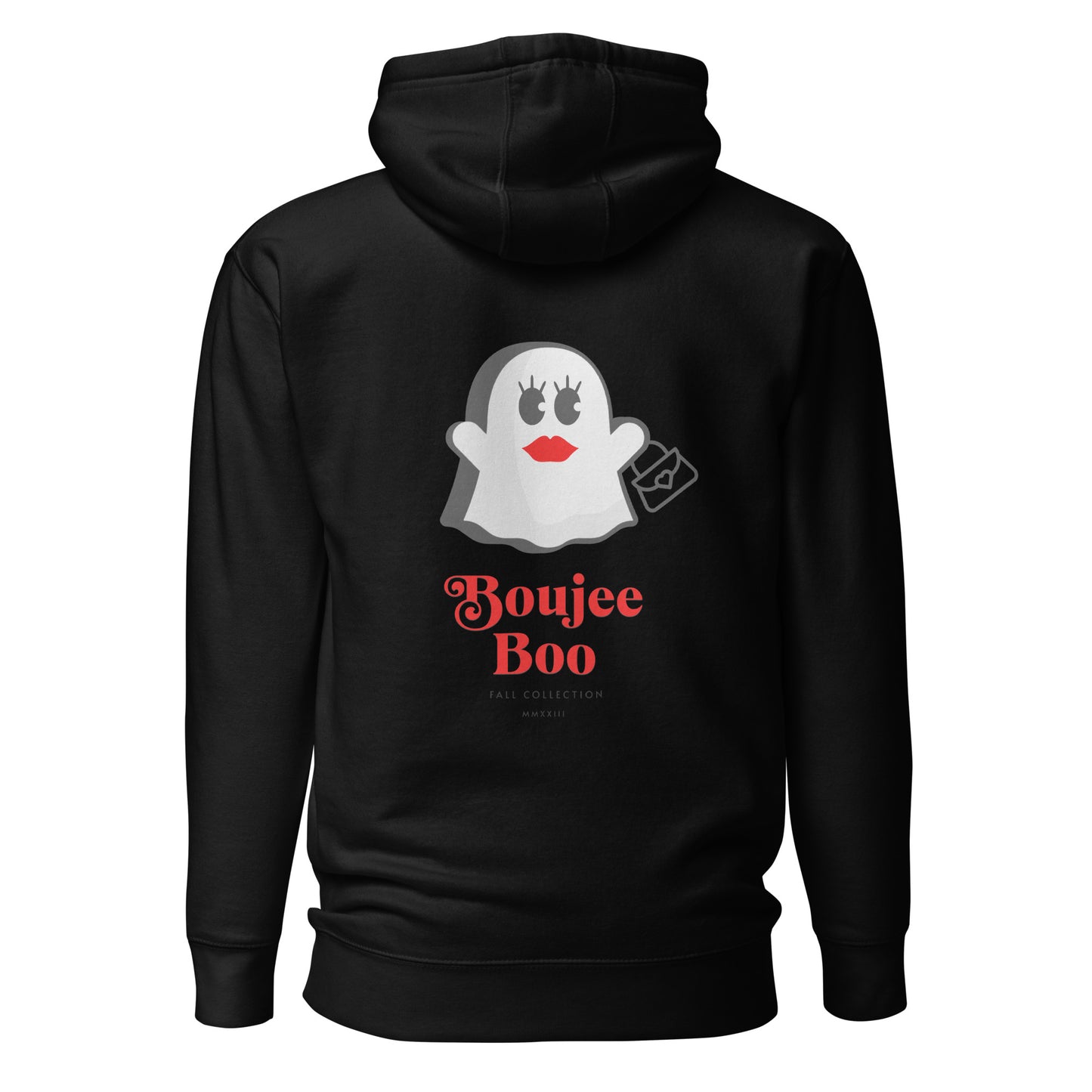 Boujee Boo with Hand Bag Embroidered Hoodie