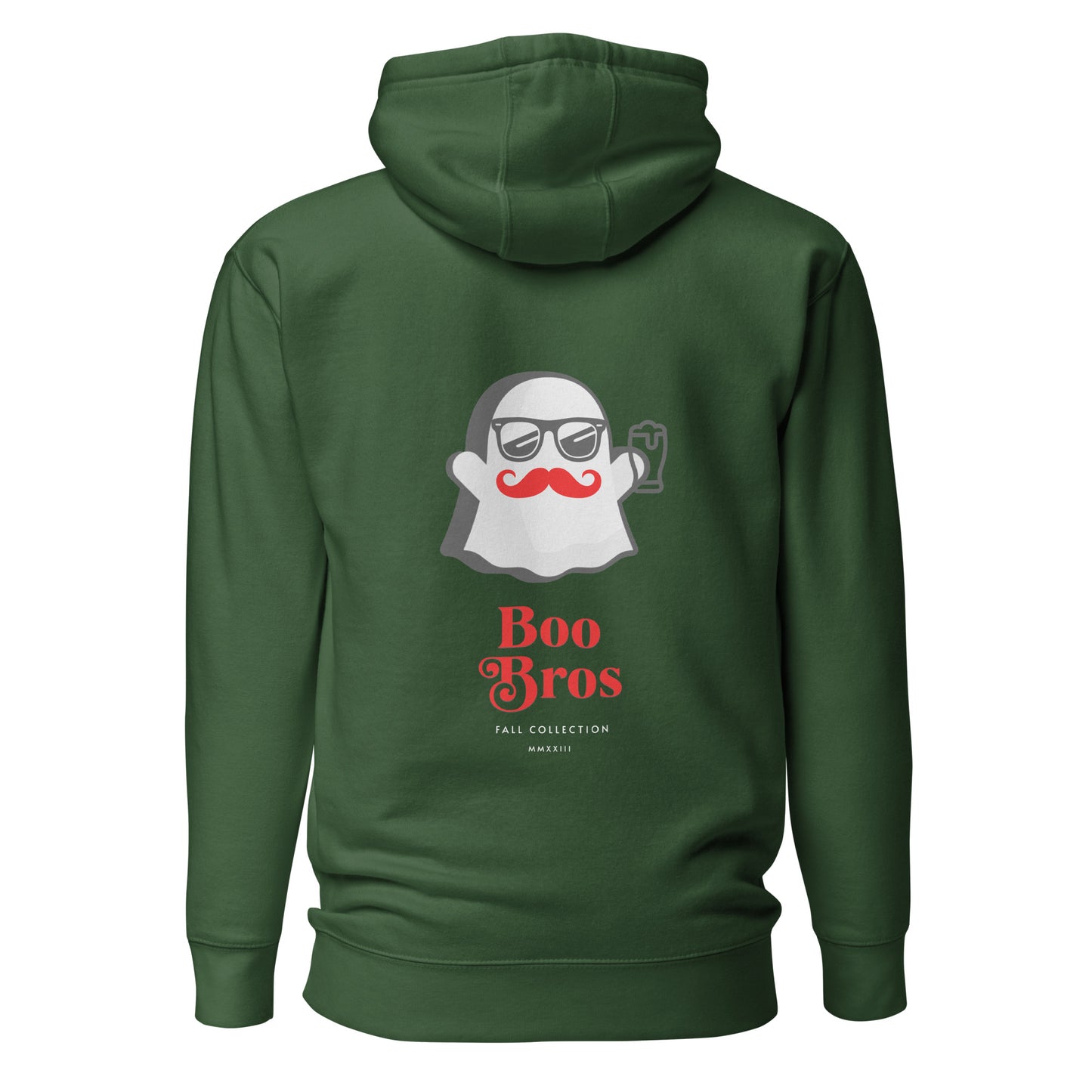 Boo Bro with a Brew Embroidered Hoodie