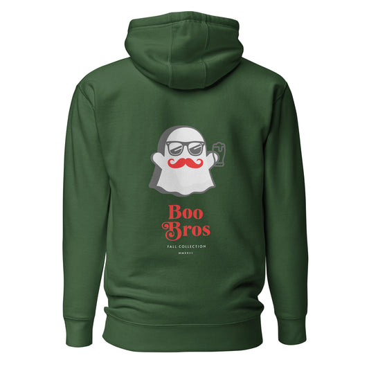 Boo Bro with a Brew Embroidered Hoodie