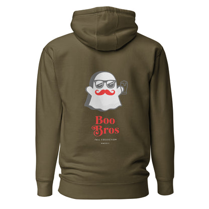 Boo Bro with a Brew Embroidered Hoodie