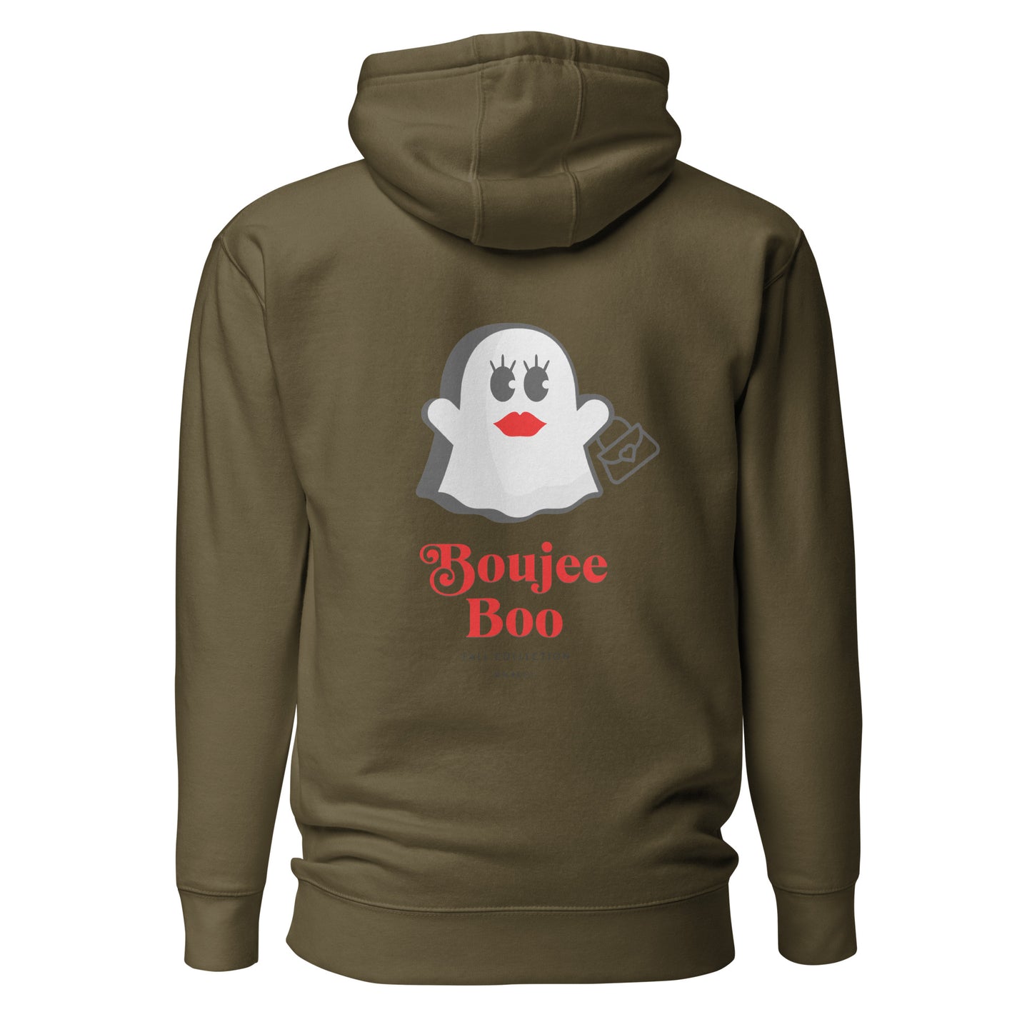 Boujee Boo with Hand Bag Embroidered Hoodie