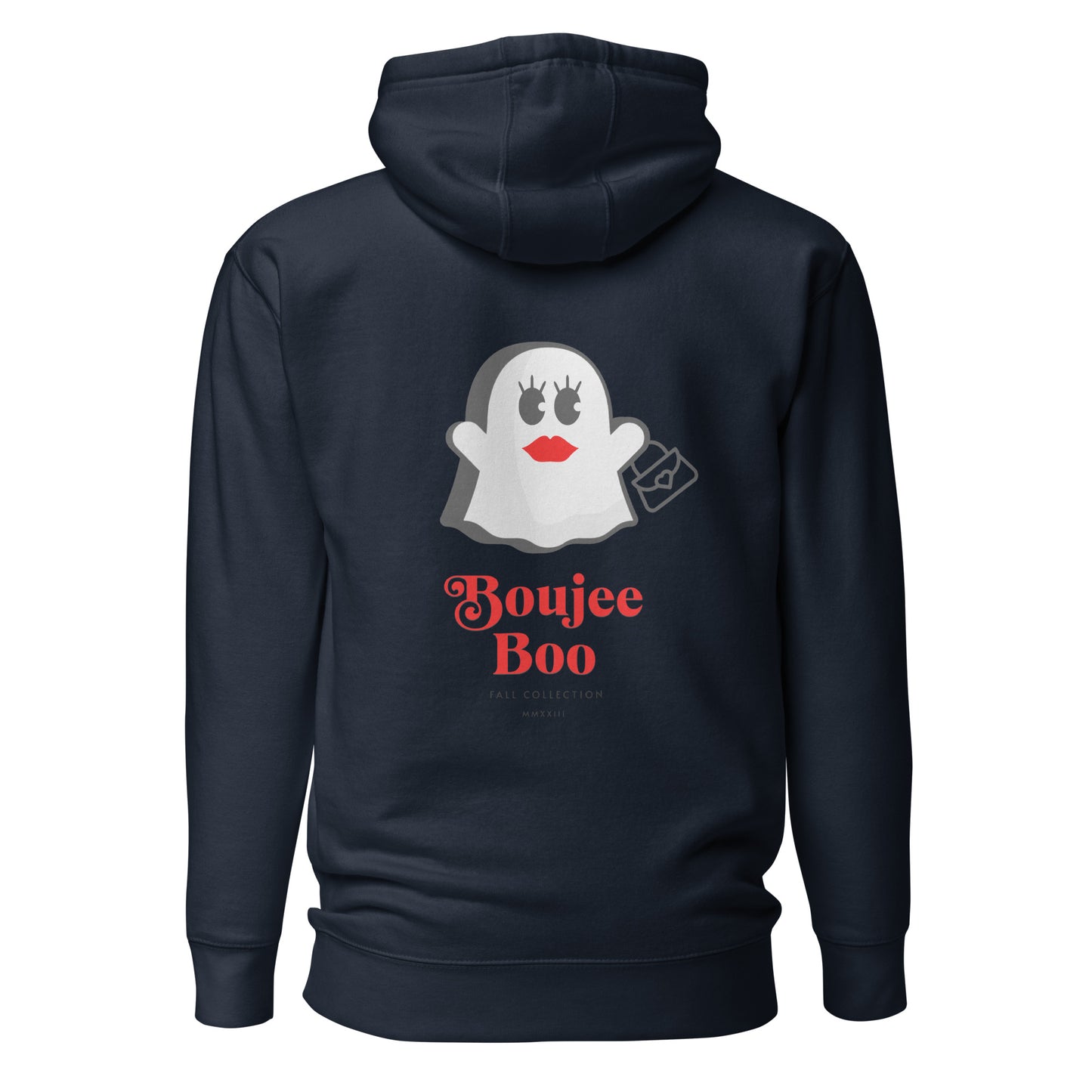 Boujee Boo with Hand Bag Embroidered Hoodie