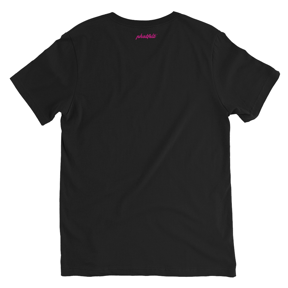 PINK MOON Short Sleeve V-Neck T-Shirt