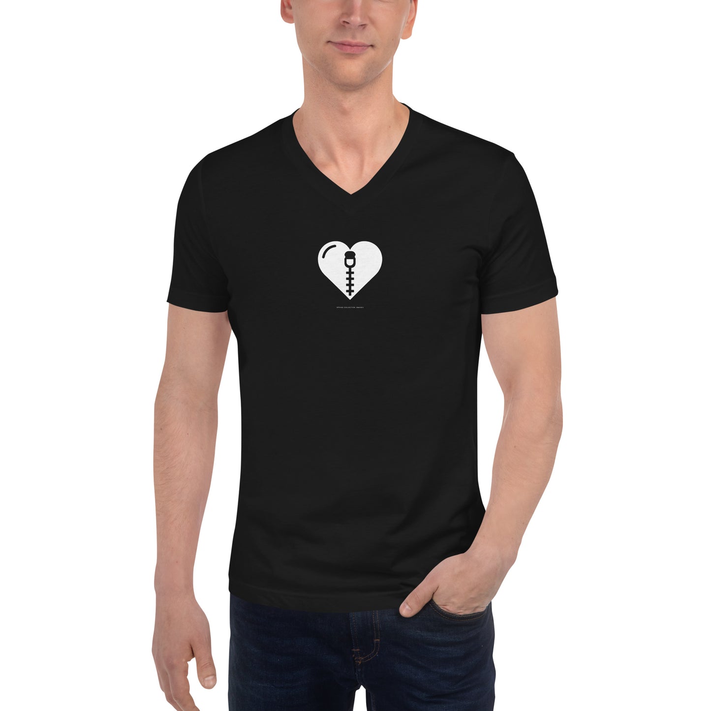 ZIPmyHEART V-Neck T-Shirt