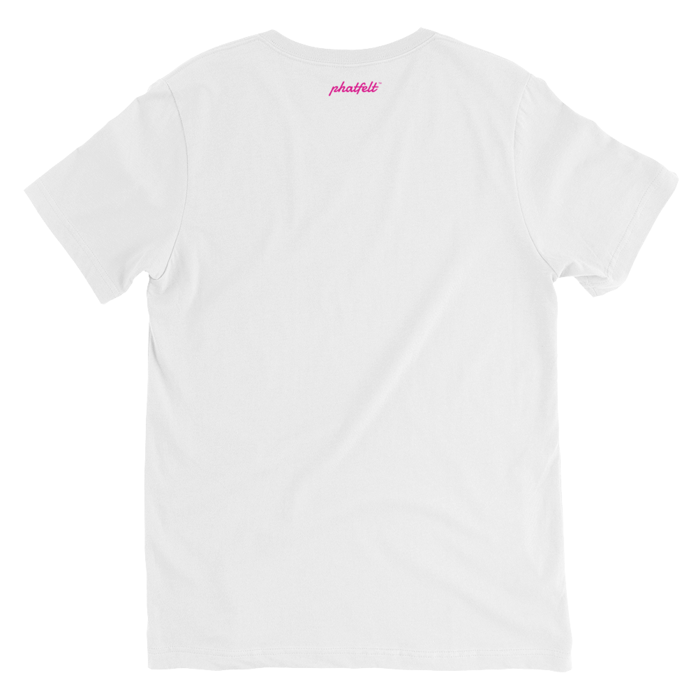 PINK MOON Short Sleeve V-Neck T-Shirt